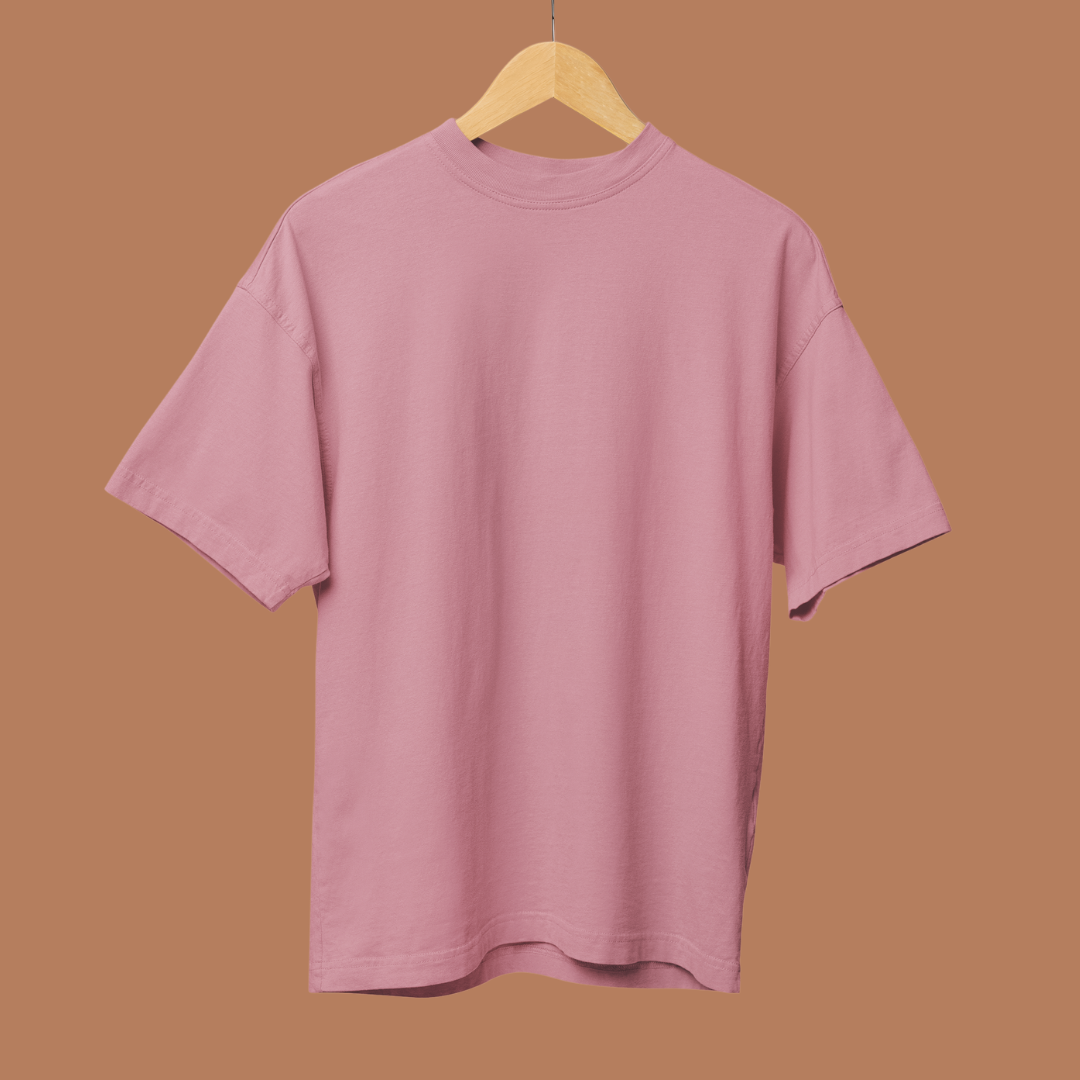 Solid French Terry Oversized T-Shirt