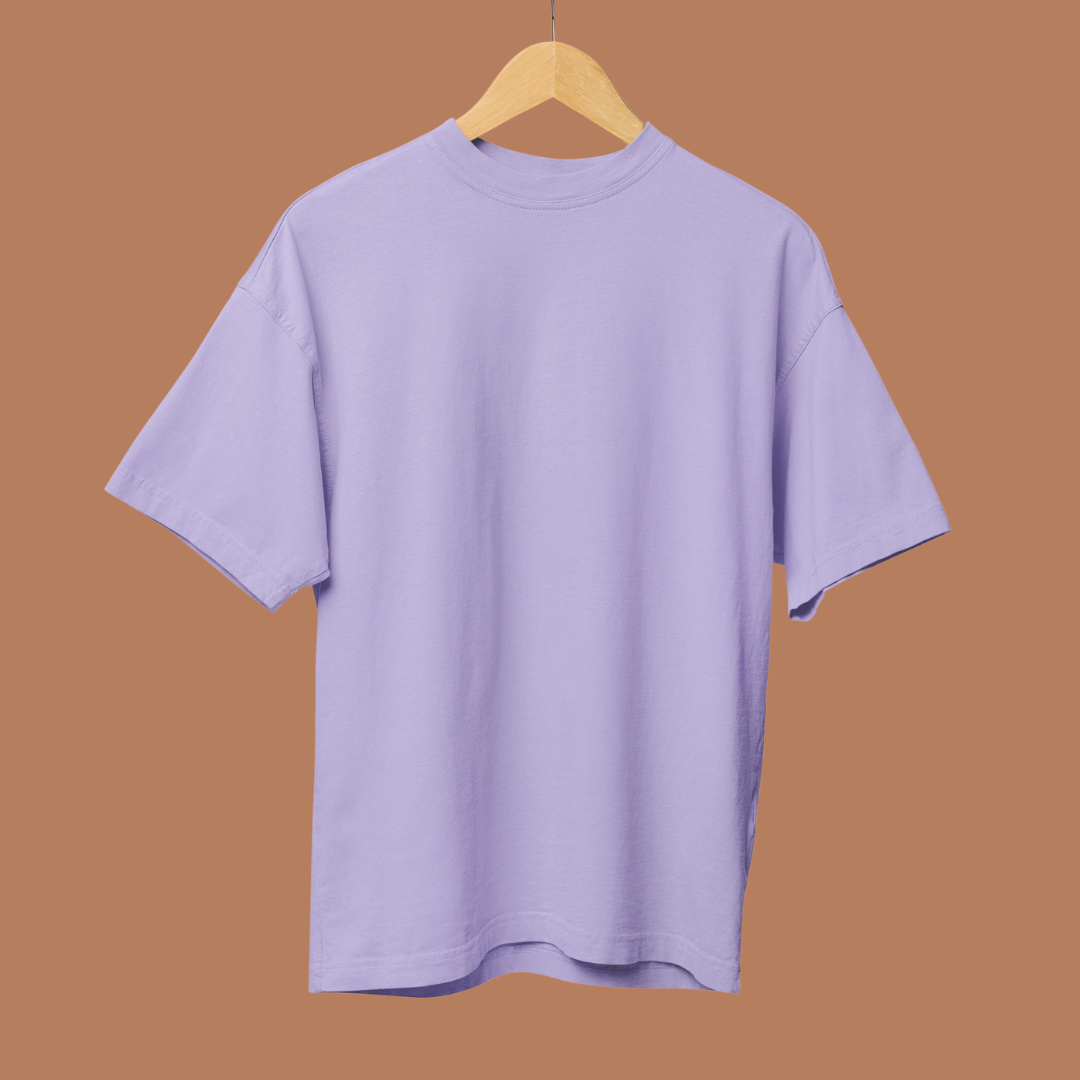 Solid French Terry Oversized T-Shirt