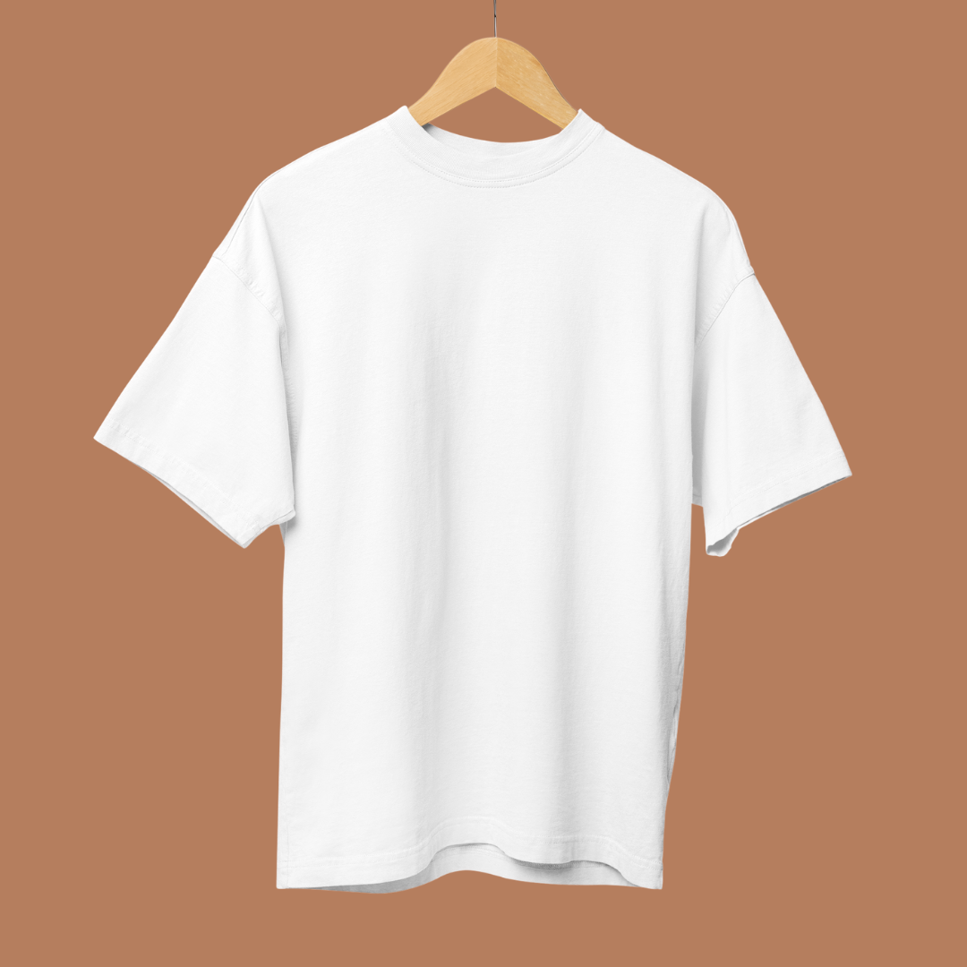 Solid French Terry Oversized T-Shirt
